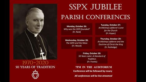 Sspx Jubilee Conferences The Sspx And The Mass By Fr Joseph Wood