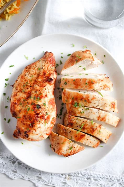 This air fryer chicken breast recipe can be seasoned with your favorite seasonings and will come out so juicy and tender. Air Fryer Frozen Chicken Breast