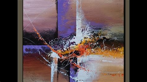Acrylic Abstract Painting #Demonstration # New # techniques # making