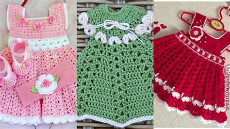 Marvelous Crochet Baby Frocks Designs Ideas Youtube