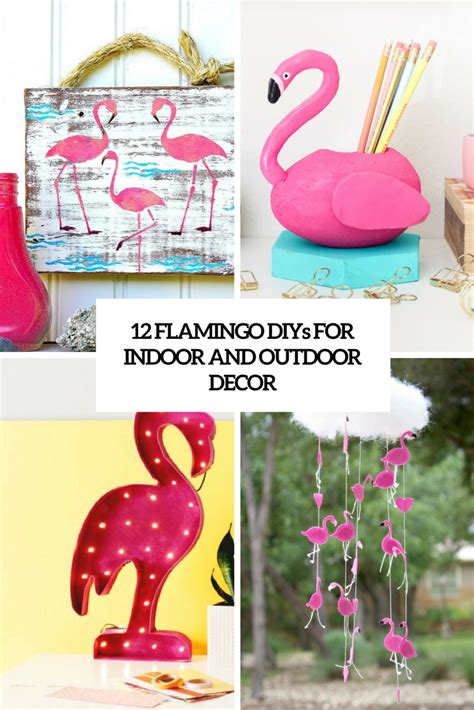 12 Flamingo Diys For Indoor And Outdoor Decor Shelterness