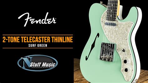 Limited Edition 2 Tone Telecaster Thinline From Fender Youtube