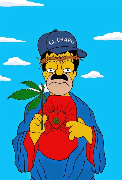 Retrato de pablo escobar (el patron de patrones)un hombre puede ser odia por muchos y amado por. Homero Simpson se convierte en "El Chapo" Guzmán | SDP ...