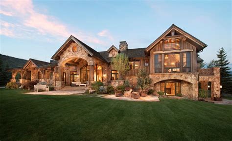 Wood And Stone Mansion On 60 Acres In Snowmass Village Colorado Homes