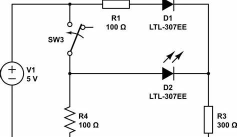 bi colour led circuit diagram