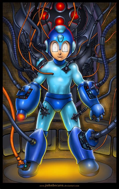 Cartoons Paintings Comics Digital Mega Man Drawings