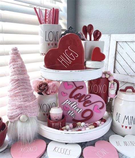 30 tiered tray valentine s day decor ideas prudent penny pincher