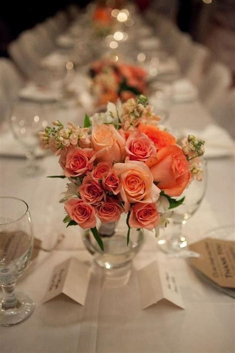 35 Super Beautiful Coral Flower Arrangements Ideas For Your Wedding