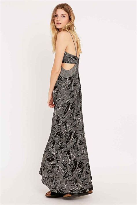 Ecote Robe Longue Shipwreck Noire Urban Outfitters Ecote Prom