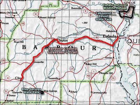 Barbour County Governors Trail Scenic Byways
