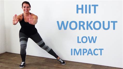 Low Impact Hiit Workout 20 Minute Fat Burning Cardio Hiit Exercises With Low Impact No