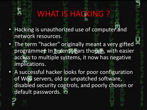 Ppt Hacking And Ways To Prevent Hacking Powerpoint Presentation Free