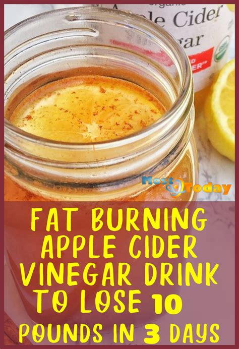 Apple Cider Vinegar And Cinnamon Powder For Weight Loss Fat Burning