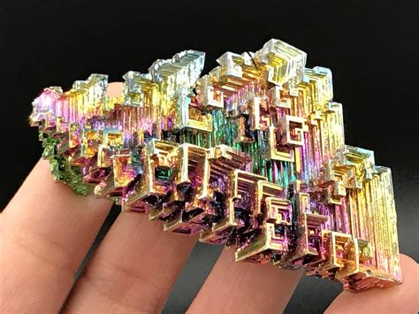Bismuth Crystal Collectible Mineral Specimen