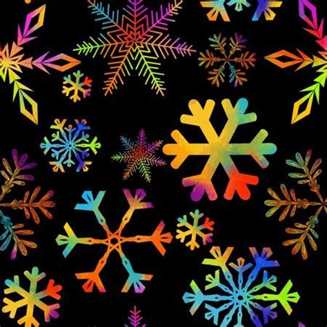 Rainbow Snowflake E