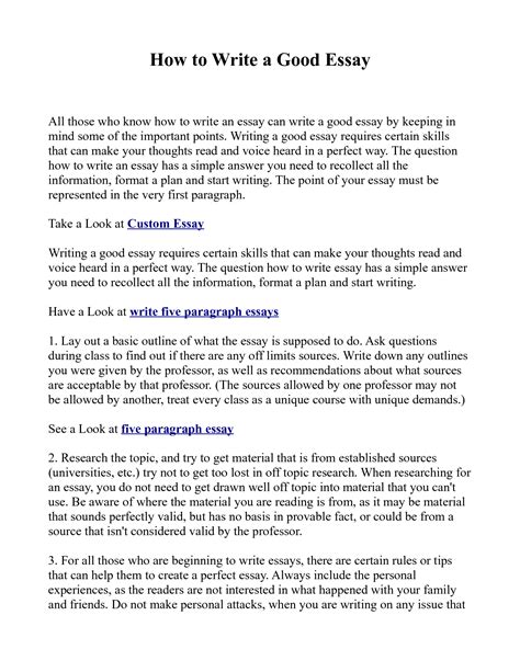 Argumentative essay writing needs more than just a personal opinion. Good ways to start essay paragraphs / help on essay writing
