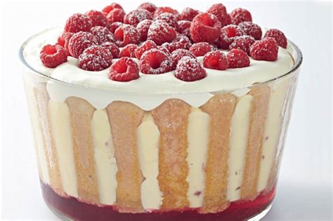 Christmas food gifts under $3. Raspberry And Cream Trifle Recipe - Taste.com.au