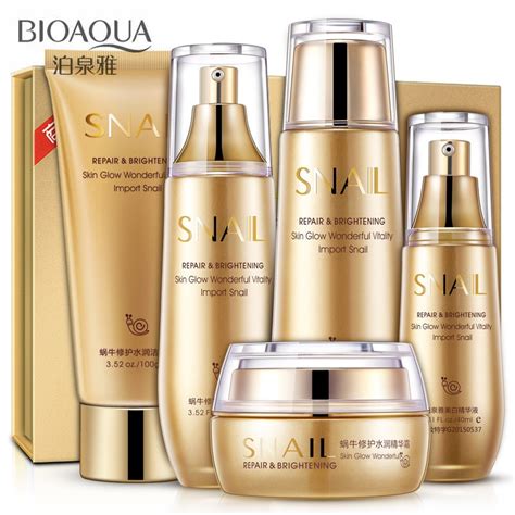 Bioaqua Gold Snail Face Skin Care Set Moisturizing