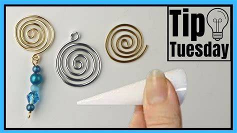 Very Easy Wire Spirals For Jewelry Making And Bookmarks Youtube