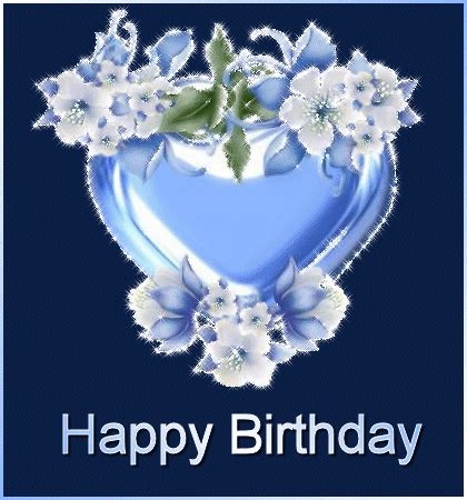 My dearest mom, thank you for being so patient with me for so many years. Happy Birthday Blue heart and flowers :: Happy Birthday ...