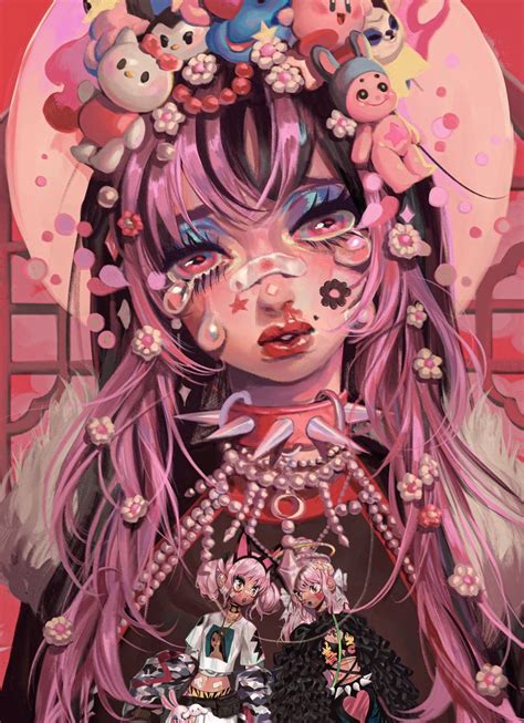 ★彡 𝙀𝙪𝙣𝙥𝙮𝙤𝙣 彡★ On Twitter Pastel Goth Art Grunge Art Cute Art