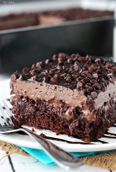 Check spelling or type a new query. Chocolate Poke Cake - Life Love and Sugar