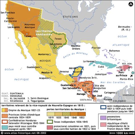 Amerique Latine 1830 1936 Mapa De Mexico Mapas Del Mundo Mapa Politico