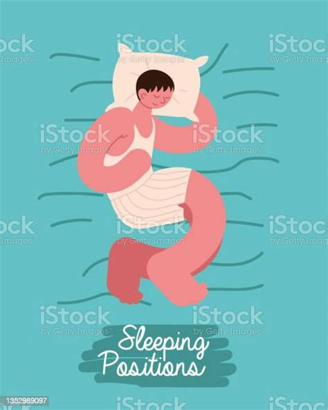 Sleep Positions Concept Stock Illustration Download Image Now Bed Furniture Positioning