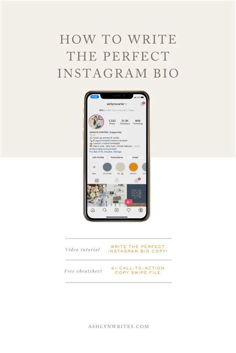 How To Write The Perfect Instagram Bio Blog From Ashlyn Carter