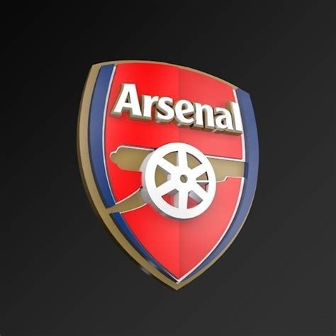Realtime Arsenal Fc Football Club 3d Logo Cgtrader