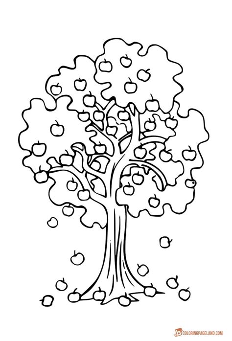 Apple Tree Coloring Pages - Downloadable and Printable ...