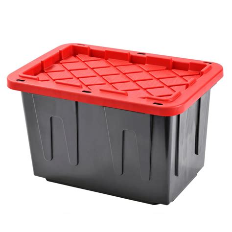 These are extremely durable and long lasting. Sandusky Heavy Duty - 23 Gal. Tote Black Bottom and Red ...
