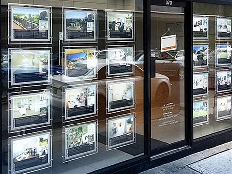 Led Window Displays For Real Estate Agents Poster Display Design