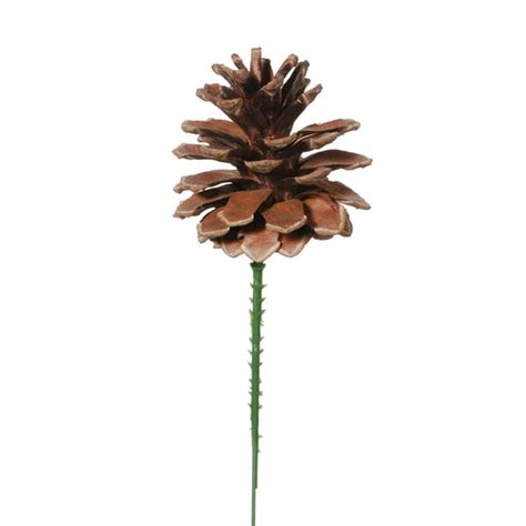 Christmas Floral Pinecone Picks Natural