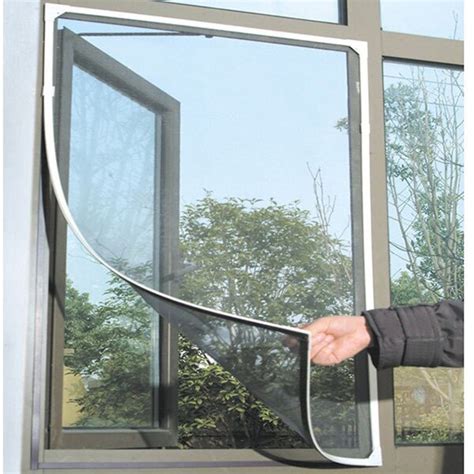 Window net install kit can be found in diy stores or you can make your own for the cheap the most. DIY Insect Fly Bug Mosquito Net On The Door Window Net Netting Mesh Screen Curtain Protector ...