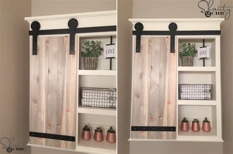 By painting the shelves the same color as the wall, the eye is not immediately drawn to them and they don't feel overwhelming. DIY Bathroom Shelves To Increase Your Storage Space