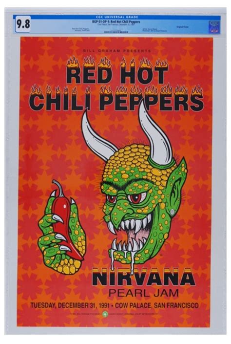 Cow Palace New Years Eve Pearl Jam Nirvana Red Hot Chili Peppers
