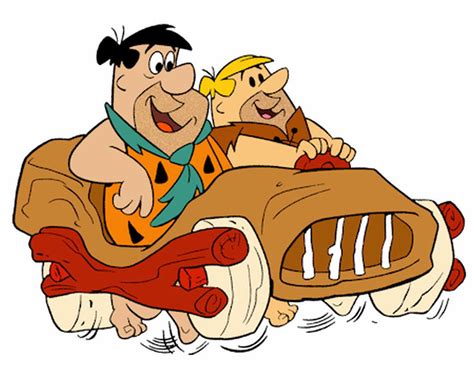 Cartoon Flintstones The Flintstones Car