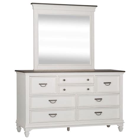 Wall mounted mirror mirror art dresser with mirror floor mirror wall mirrors mantle mirror mirror vanity this example of exceptional antique mirror boasts its original gold leaf finish and mirror. Liberty Furniture Allyson Park Cottage 8 Drawer Dresser ...