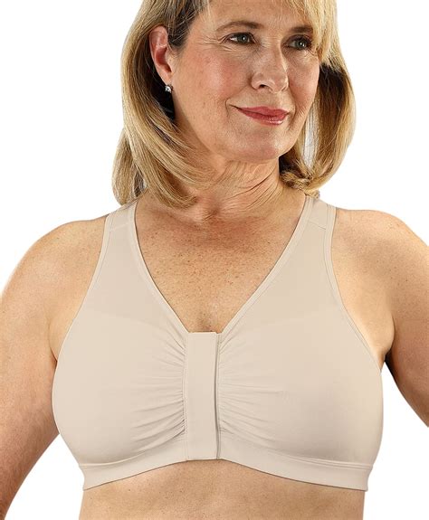 classique post mastectomy front closure wide strap fashion bra at amazon women s clothing store