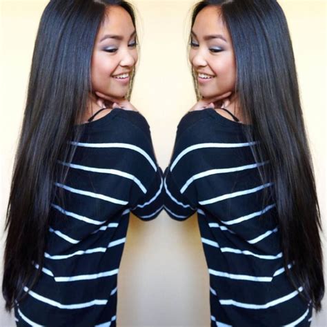 While other races can have straight, wavy, or curly strands, most black people have varying degrees of tightly curled strands. Pin by Larissa Brito on Hairstyles | Straight black hair ...