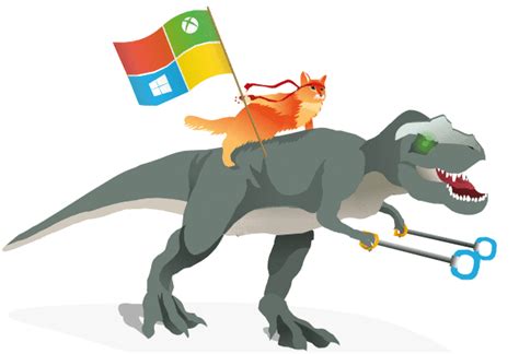 Rock the ninjacat riding a T. Rex on your Lumia - Microsoft Devices BlogMicrosoft Devices Blog