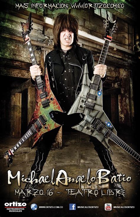 Michael angelo batio was named the number one fastest guitarist of all time in the guitar world magazine readers. MICHAEL ANGELO BATIO en Colombia - Marzo 16, Teatro Libre ...