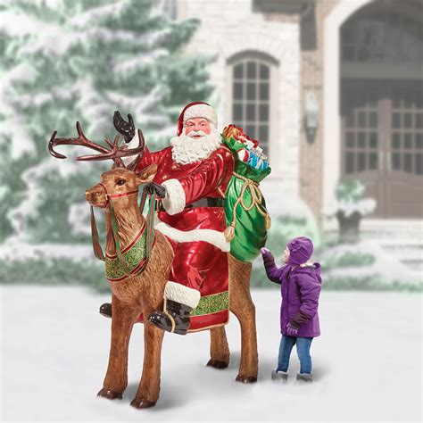 The Kensington Reindeer Riding Santa Hammacher Schlemmer