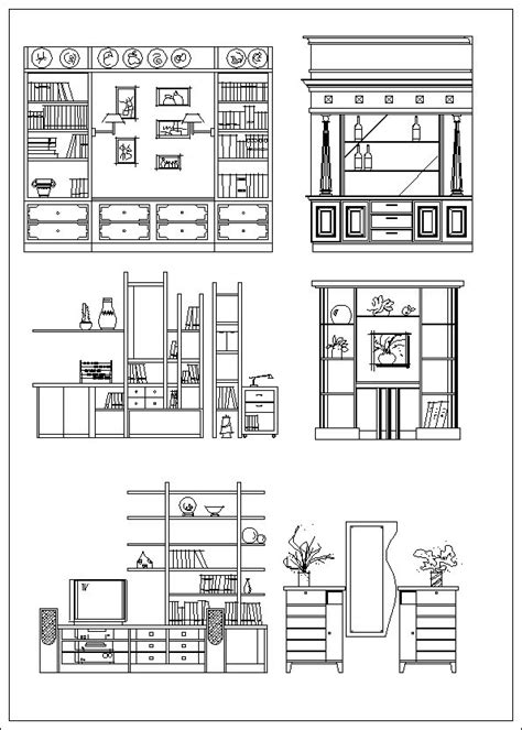 Furniture Elevation Design Free Cad Blocks And Drawings