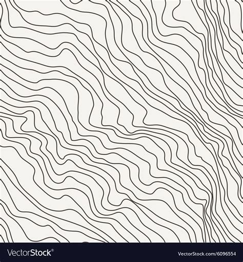Seamless Pattern Of Curved Lines Royalty Free Vector Image