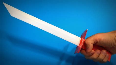 Origami Sword How To Make A Paper Sword Samurai Ninja Weapons Easy