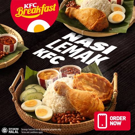 kfc s nasi lemak is super authentic the finger licking crispy fried chicken sweet and spicy