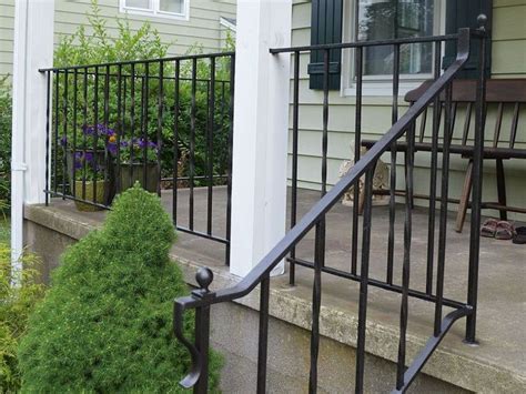 Tips on painting wrought iron railing. How To Update and Refinish Old Iron Rails | Iron stair ...
