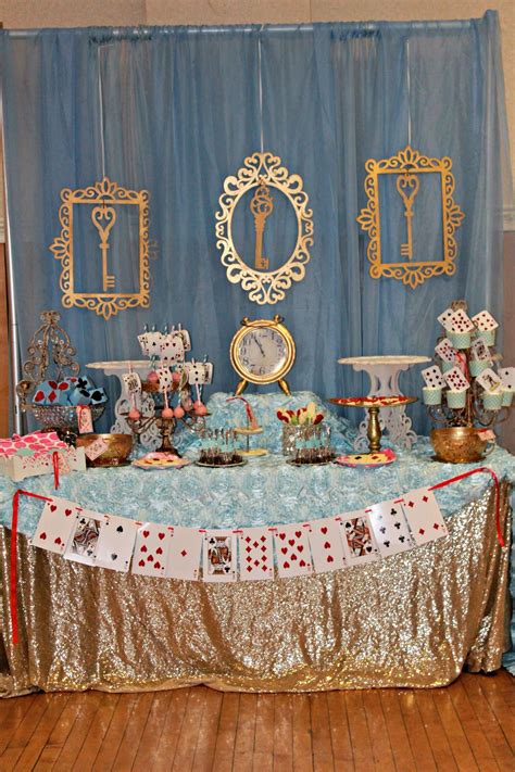 Alice In Wonderland Birthday Party Ideas Photo 1 Of 21 Catch My Party